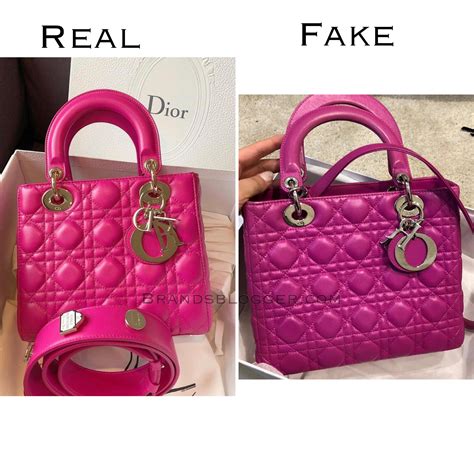 fake lady dior bag vs real|lady dior handbags real.